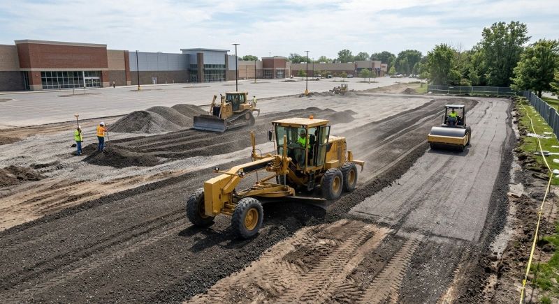 Parking Lot Excavation in Canton, GA