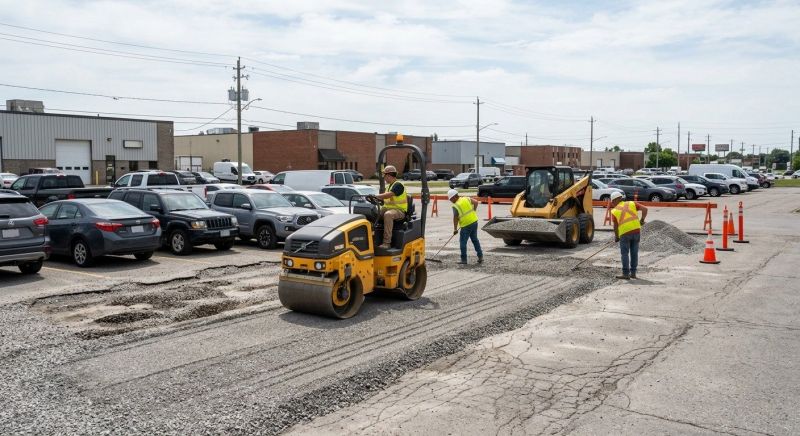 Parking Lot Excavation in Provo, UT